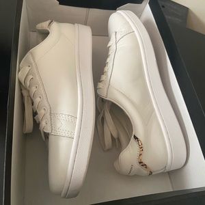 Rebecca minkoff all white sneakers